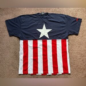 2002 Marvel Comics Captain America short sleeve tshirt XXL Graphitti Designs y2k